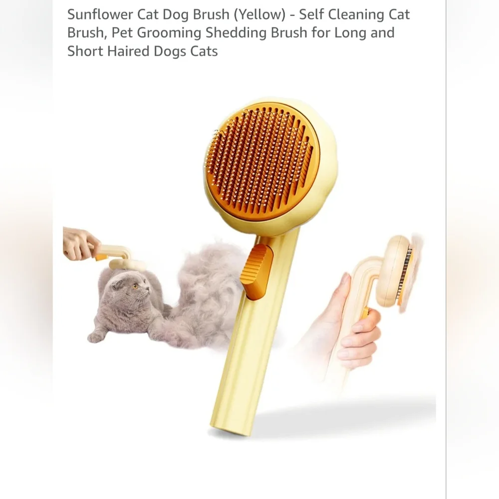 Self cleaning brush